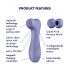 Satisfyer Pro 2 Gen3 - ladattava ilmapulssigeneraattori (violetti)