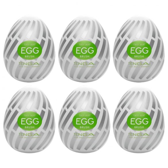 TENGA Egg Brush - Nautintoa 6 munassa