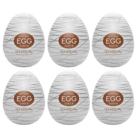 TENGA Egg Silky II - Silkkinen nautinto (6 kpl)