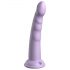 Dillio Slim Seven - Tarttuva pohjainen stimuloiva dildo (20cm) - violetti