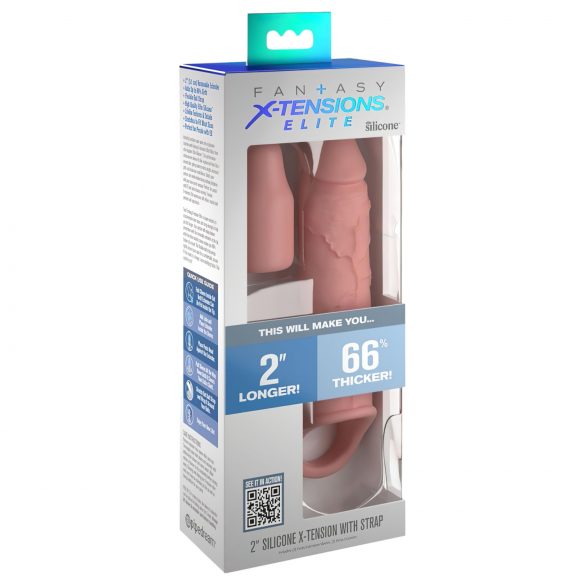 X-TENSION Elite 2 - luonnollinen penisemansetti ja rengas