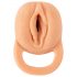 Nature Skin - 2in1 keinovagina ja penisholkki - 23 cm (nude)