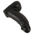 Realistixxx Jätti Dildo - 22 cm (musta)