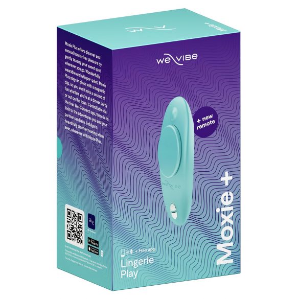 We-Vibe Moxie+ - Älykäs klitoriskiihotin (turkoosi)