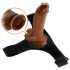 Pretty Love valjaat - 17 cm dildo (musta)