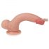 Lovetoy Luonnollinen - kaksikerroksinen aidontuntuinen dildo 20cm (nude)