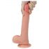 Lovetoy Luonnollinen - kaksikerroksinen aidontuntuinen dildo 20cm (nude)