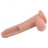 Lovetoy Luonnollinen - kaksikerroksinen aidontuntuinen dildo 20cm (nude)