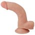 Lovetoy Sliding-Skin - kaksikerros-dildo - 21cm (nude)