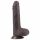 Lovetoy Sliding-Skin - kaksikerroksinen dildo - 18 cm (ruskea)