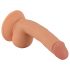 Herra Rude - tumman ihon realistinen dildo, 18cm