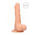 RealRock Dong 8 - Luonnollinen, kiveksikäs dildo (20cm) - luonnollinen