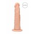 RealRock 7 - Aidon tuntuinen dildo (17 cm) - luonnollinen