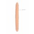 RealRock tupladildo 36cm - luonnollinen