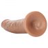 RealRock Slim - aidon tuntuinen dildo 15,5cm (tumma luonnonväri)