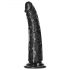 RealRock Slim realistinen dildo - 15,5cm (musta)