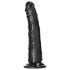 RealRock Slim realistinen dildo - 15,5cm (musta)