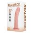 REALROCK - imukupilla varustettu dildo - luonnollinen (20,5cm)