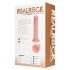 REALROCK - imukupilla varustettu dildo - luonnollinen (20,5cm)