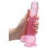 REALROCK - pinkki realistinen dildo (19 cm)