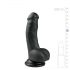 Easytoys - Mustakiveksellinen, imukupillinen dildo (15 cm)