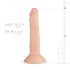 Realistinen unelma Blane - 20cm dildo (luonnollinen)