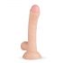 Realistinen Vince - aidontuntuinen esinahkainen dildo - 19,5 cm (luonnollinen)