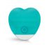 Good Vibes Oron - Battery Powered, Heart-shaped Clitoral Vibrator (Turquoise)