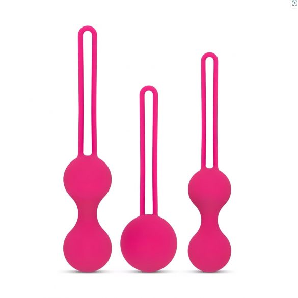 Easytoys LoveBalls - geishapallosetti - 3-osainen (pinkki)