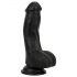 Easytoys - aidon tuntuinen musta dildo 12 cm