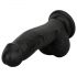 Easytoys - aidon tuntuinen musta dildo 12 cm