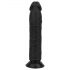 Easytoys - aidon tuntuinen dildo - 22,5 cm (musta)