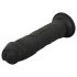 Easytoys - aidon tuntuinen dildo - 22,5 cm (musta)