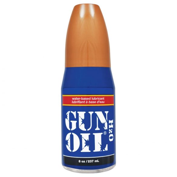 H2O Gun Oil - Kiihottava, kihelmöivä vesipohjainen liukuvoide (237ml)