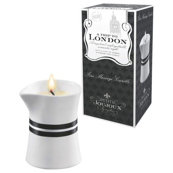 Petits Joujoux London - Hierontakynttilä - raparperi-meripihka (120ml)