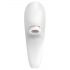 Satisfyer Pro 4 Couples - ladattava parivibraattori (valkoinen)