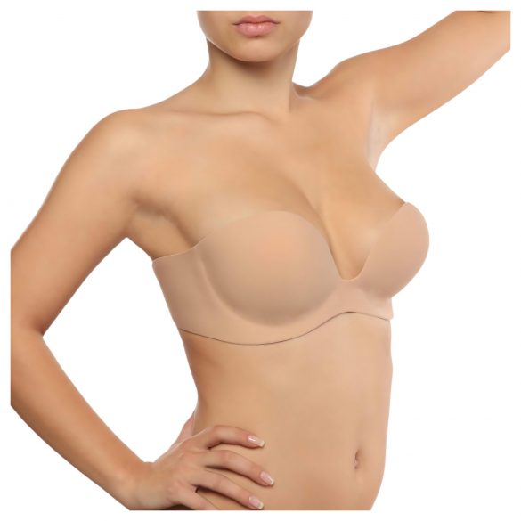 Bye Bra Gala C - piilotettu push-up-rintaliivit (nude)